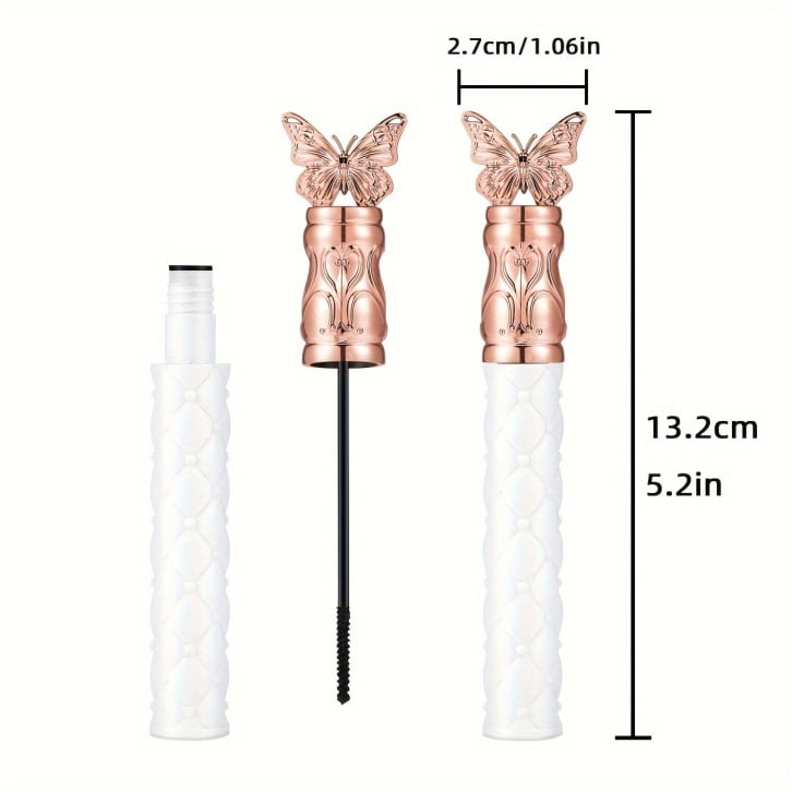 Dikke, Krullende, Langhoudende Mascara, Waterdicht, Zweetbestendig, Verlengend, Niet-vlekker