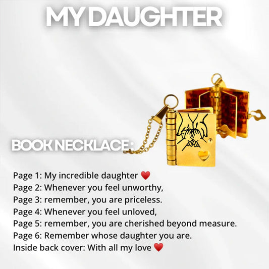 Cadeau voor mijn dochter - "My Incredible Daughter" boek ketting