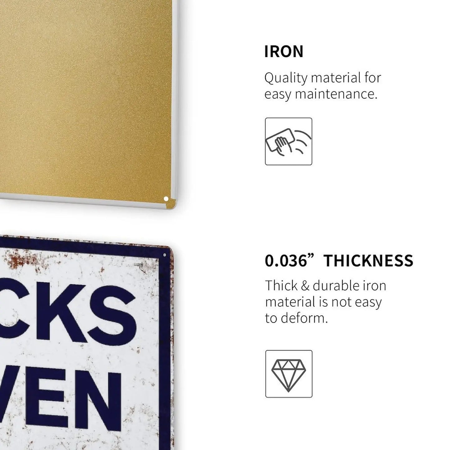 Grappig vintage metalen bordje – Parodie op snelheidslimiet, decoratie voor garage of mancave