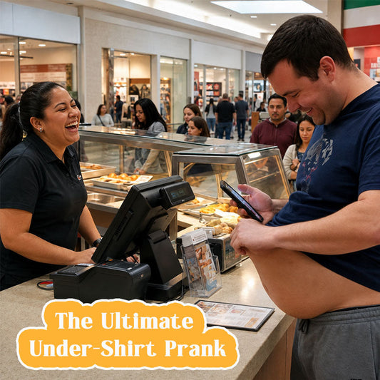 Grappige heuptas – Realistische heuptas in de vorm van een dikke buik