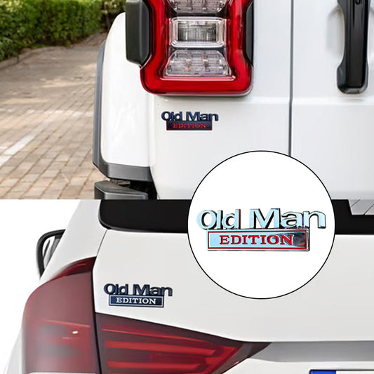 🚗 Old Man Edition auto embleem
