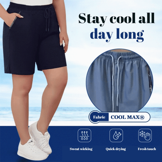 ⌛De speciale aanbieding van deze week🧊Houdt je de hele zomer koel❄️🩳Snel drogende stretchshorts van ijszijde