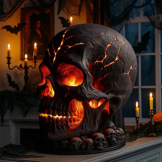 Lava Schedel Tafel Lamp💀