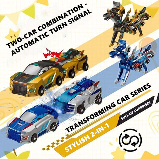 Nieuw product 2025 💥 Collision Transforming Dinosaur Car Toy