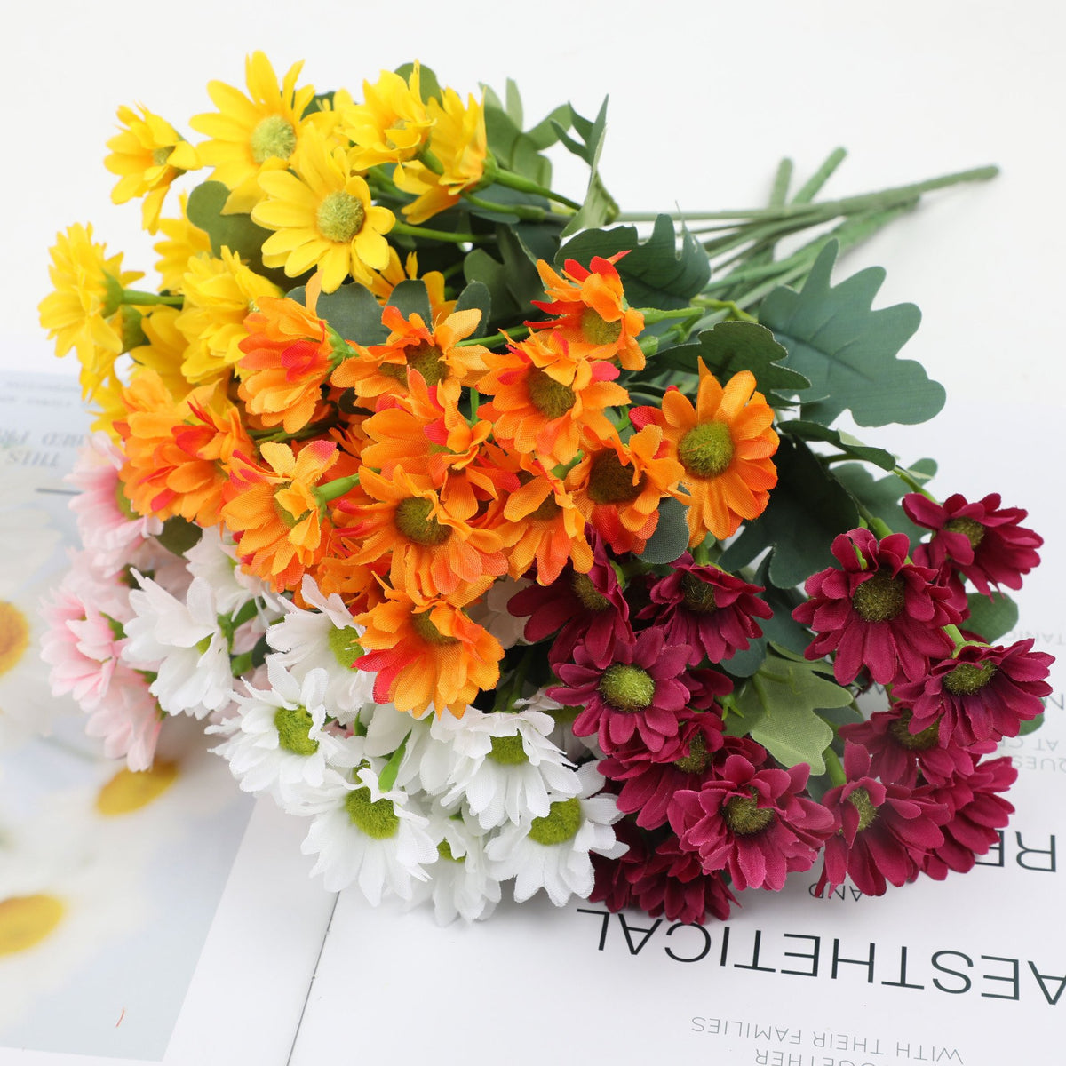 šFlash Saleā”Kunstmatige Sunset Chrysanten voor buiten - UV-bestendig, waterdicht, winddicht