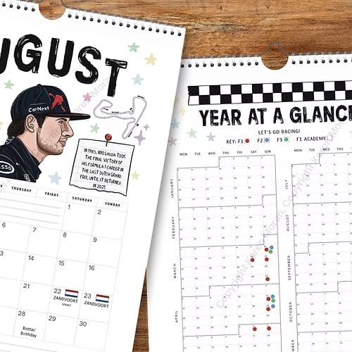 🔥LAATSTE DAG 50% KORTING - 🏎️📅F1 Scrapbook Racekalender 2026 — De ultieme racekalender voor fans om aan de muur te hange