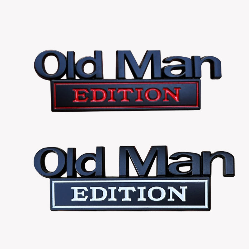 π Old Man Edition auto embleem