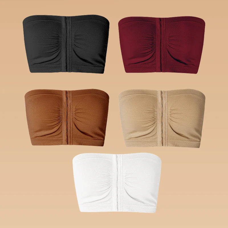 💞Grote strapless bh met ademende sluiting aan de voorkant