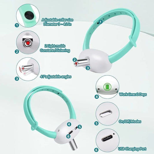 Automatische laserhalsband voor huisdieren – Een slim, interactief, handsfree laserspeeltje dat uw huisdier actief houdt