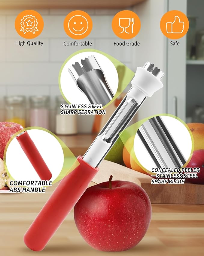 π Multifunctionele Fruit Ontkroner β EΓ©n Tool voor Al Jouw Favoriete Fruit! πβ¨