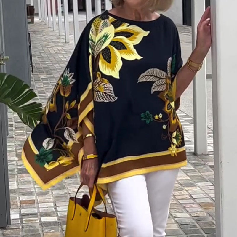 💞Tijdelijke aanbieding 49% KORTING🌟Bedrukt topje met korte mouwen