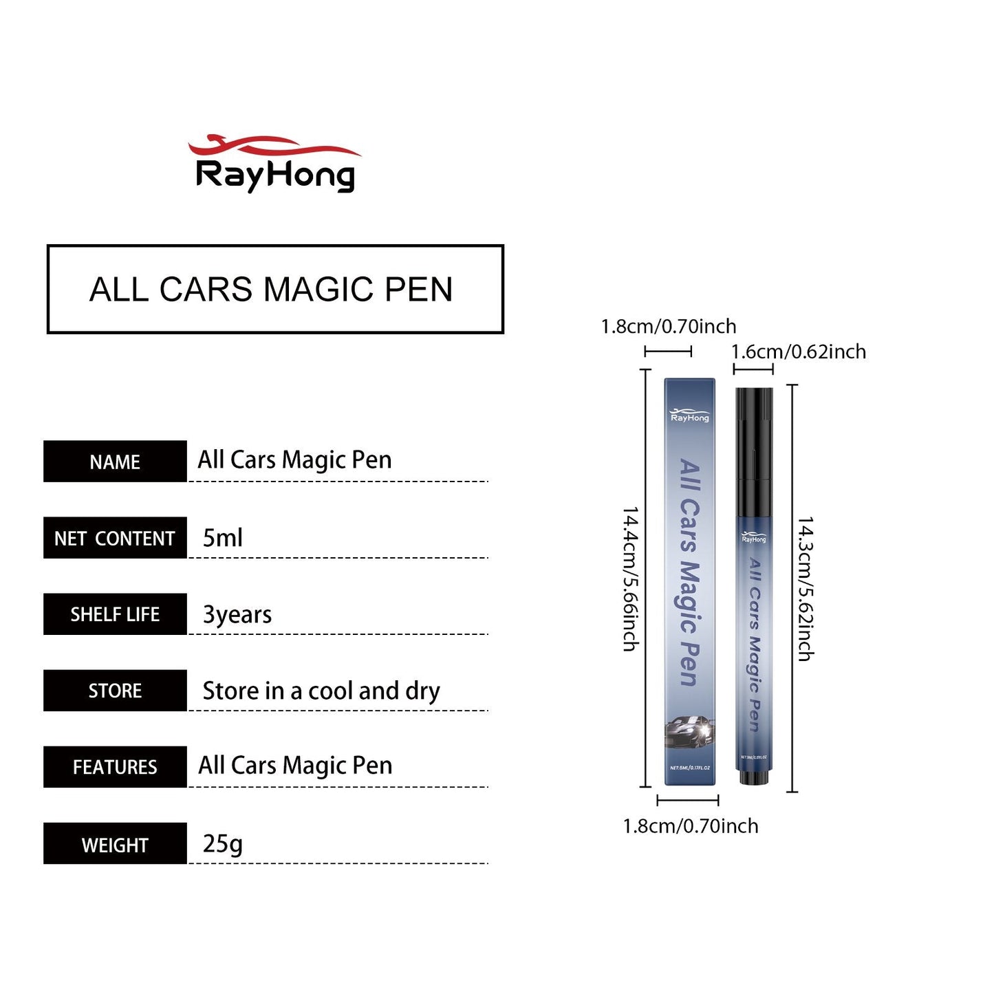 ⚡Magische pen voor het verwijderen van krassen op auto's⚡