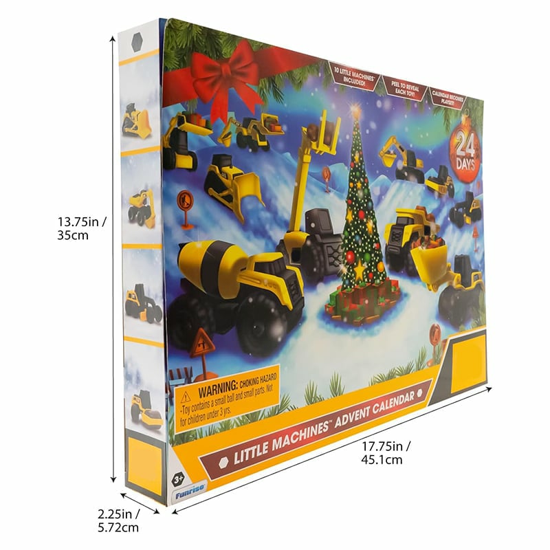 🔥LAATSTE DAG 49% KORTING🔥24-daagse kerstaftelkalender met bouwvrachtwagen