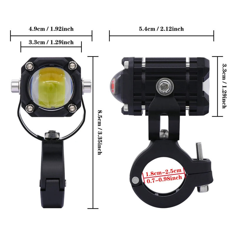 π 2026 Sale β Over 40,000 Sold! ποΈ Universal Motorcycle LED Spotlights β Dual Beam & All-Weather Waterproof π‘