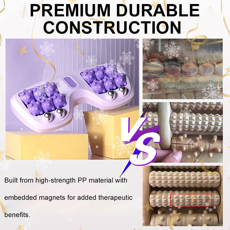 💜Draagbare dubbele voetmassageroller💜