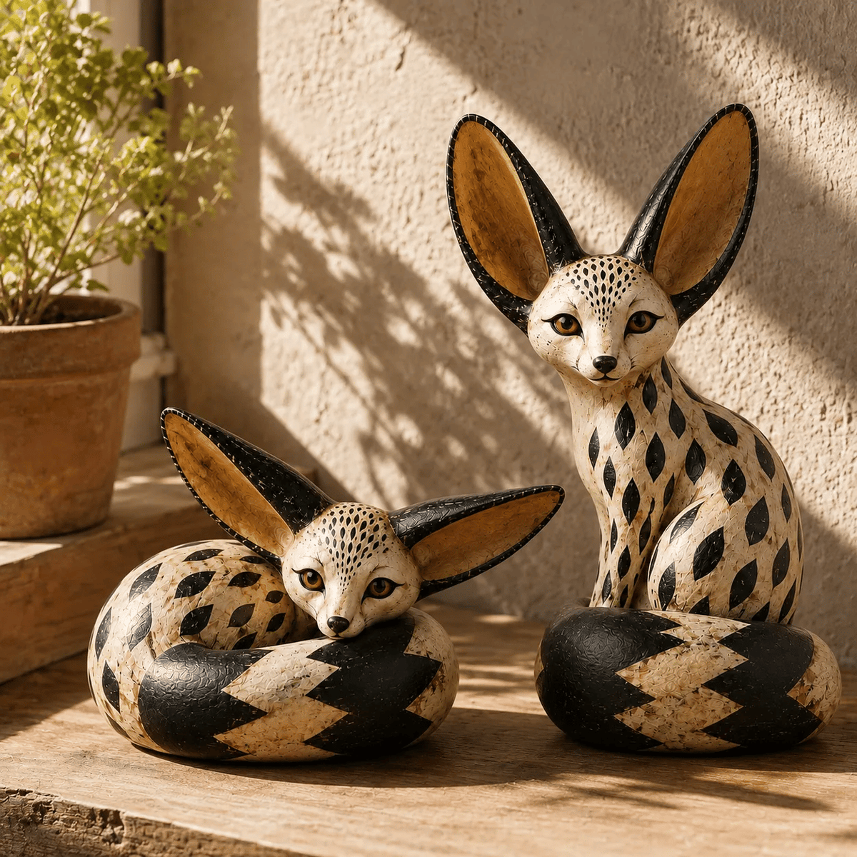 🔥Today 50% OFF🔥 - Vintage Fennec Fox Sculpture