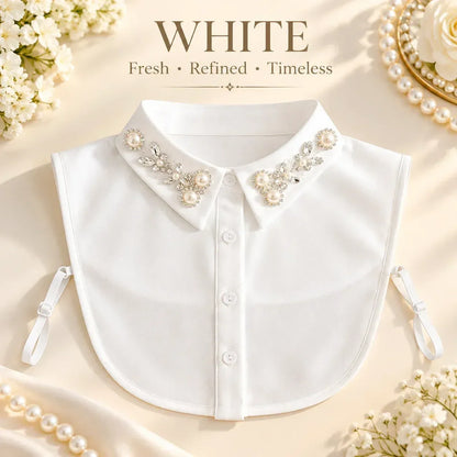 🎉✨ Jeweled Detachable Collar-Instant Elegance & Effortless Layering