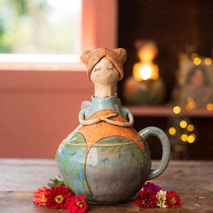 🧚‍♀️🌸 Enchanted Fairy Treasure Keeper – Whimsical Storage & Décor for a Touch of Everyday Magic Jar/Mug