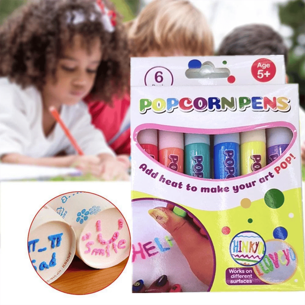 🎁🔮Magic Pen – Teken 3D met één streek!🎄 DIY Bubble Popcorn-tekenpennen & 2 kopen, 1 gratis 🔥