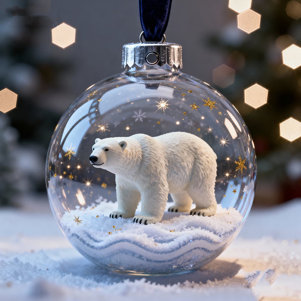 🔥🔥Laatste dag 49% korting - 2026 Wildlife Wonders CollectionTM Kristallen glasornament