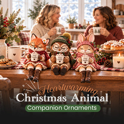 Hartverwarmende kerstversieringen met dierenmotieven