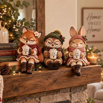 Hartverwarmende kerstversieringen met dierenmotieven