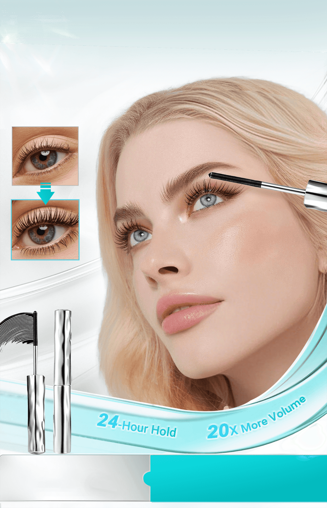 Lange en dikke mascara