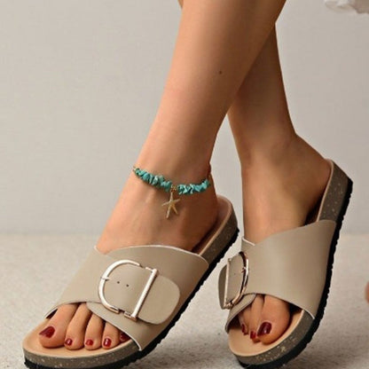 Vintage riemgesp Birkenstock-pantoffels