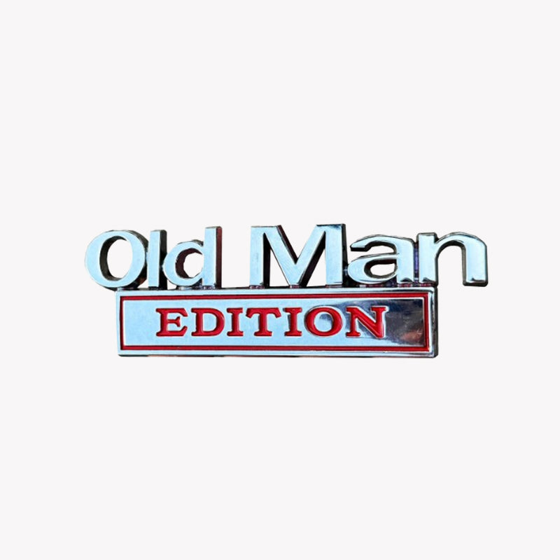 🚗 Old Man Edition auto embleem