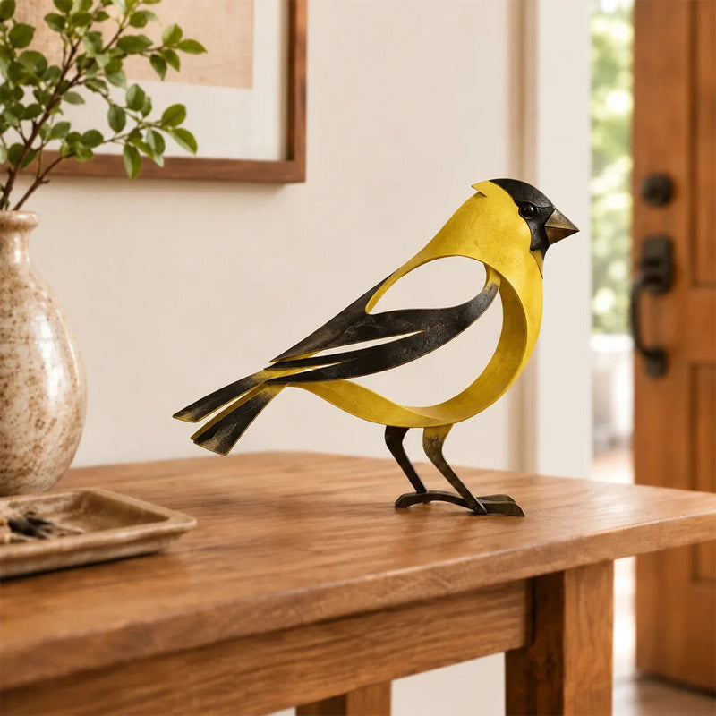 🕊️Metalen vogelsculptuur voor interieurdecoratie