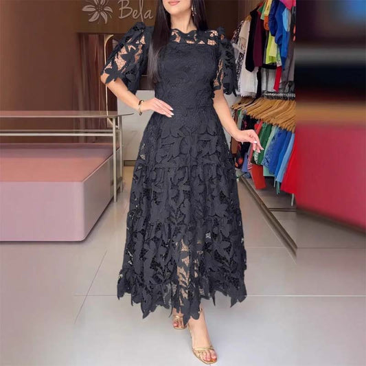 ✨Tijdelijke aanbieding 45% KORTING🎁Kanten Holle Jurk