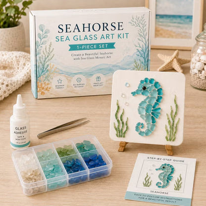 Kunstset met zeeglas – Maak een prachtig mozaïekmeesterwerk