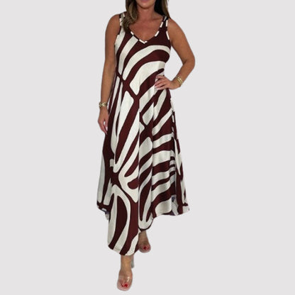 💞Zijden Bedrukte Jurk