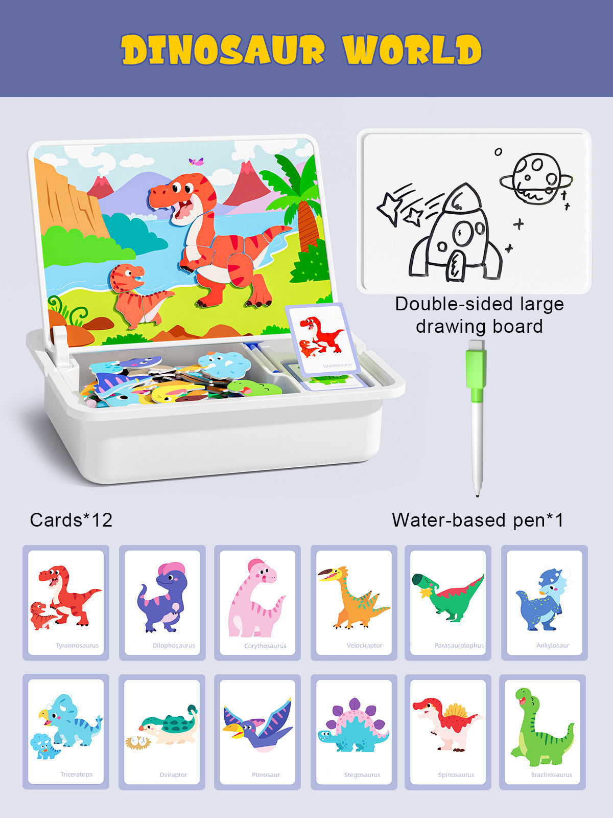 Magnetische puzzels gezicht aankleden reizen spel dubbele kant kleuterschool educatief leren speelgoed voor kinderen