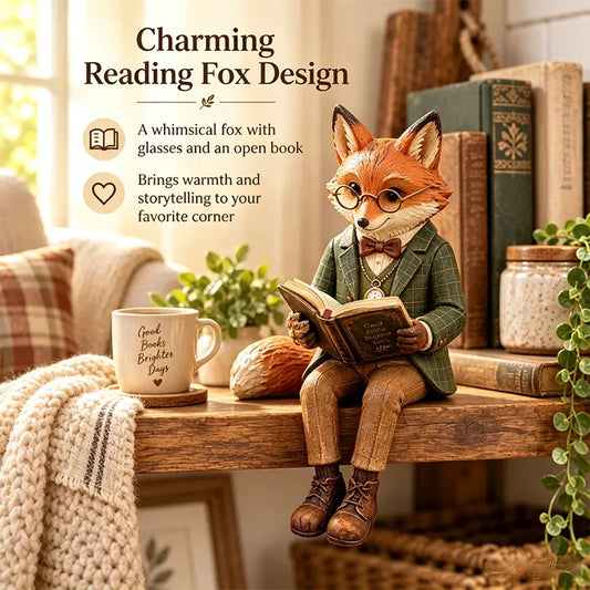 🦊 Lezende vos-ornament