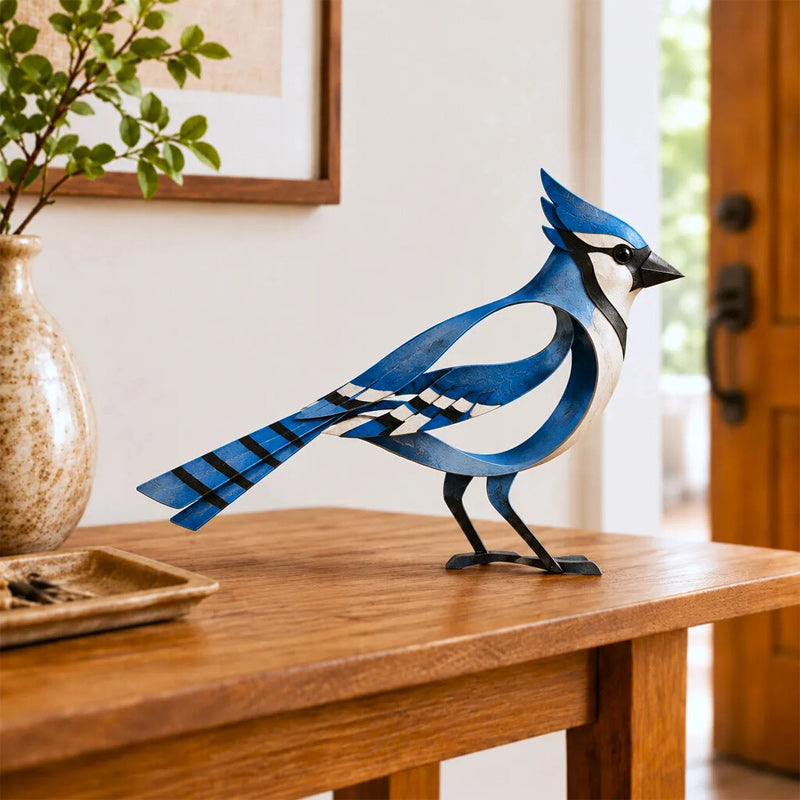 🕊️Metalen vogelsculptuur voor interieurdecoratie