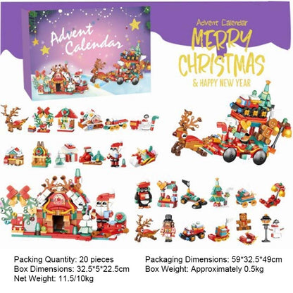 Kerst DIY-bouwstenen blinde doos