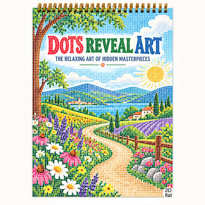 🎨Letter Dot Art Coloring Book — 30 Hidden Pictures, No Drawing Skills Needed, Screen-Free Relaxation