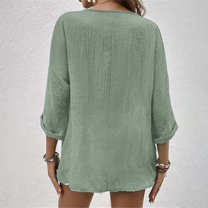 ✨Tijdelijke aanbieding 45% KORTING🎁V-hals Shirt Top