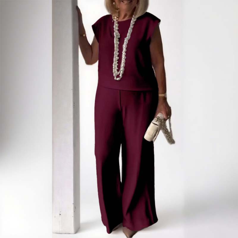 💞Gratis verzending⏳Elegant retro mouwloos tweedelig pak