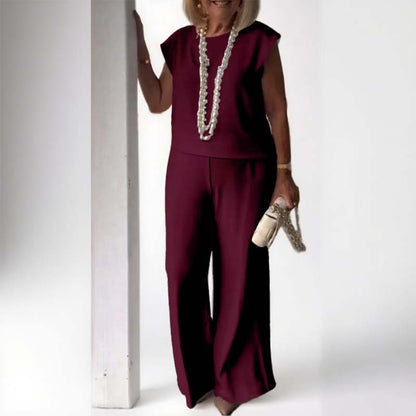 💞Gratis verzending⏳Elegant retro mouwloos tweedelig pak