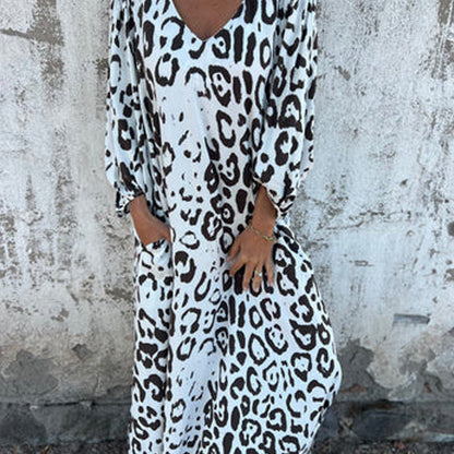 🥰Beperkte tijd aanbieding 48% KORTING🎁Luipaardprint jurk