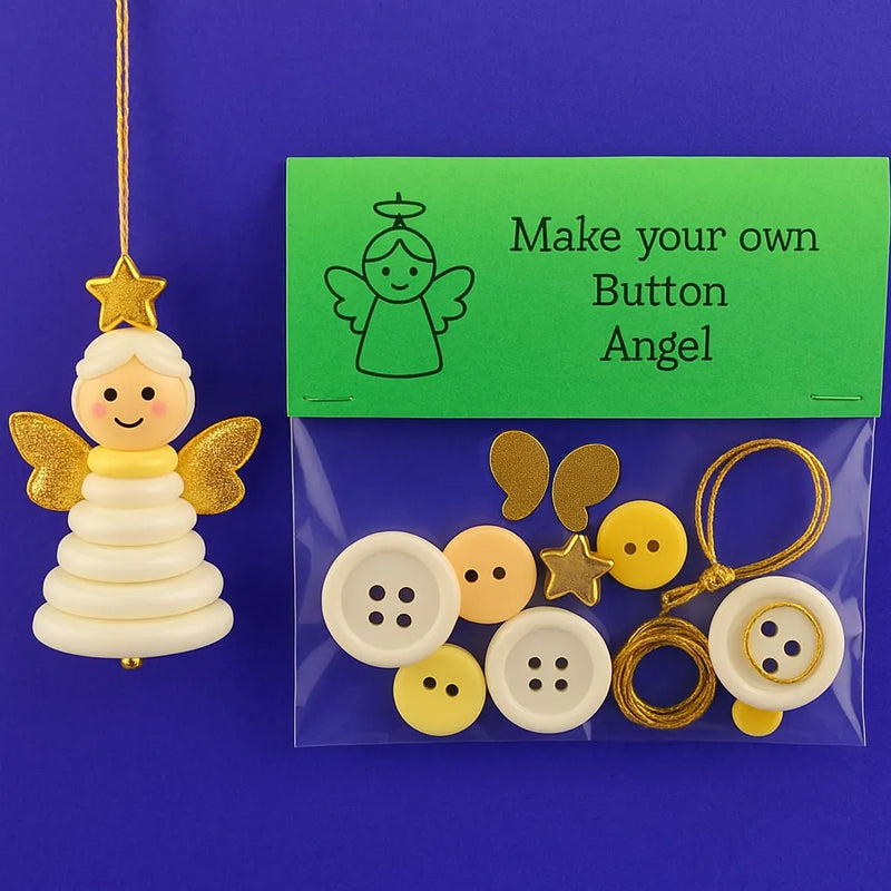 ☃️ DIY knoop sneeuwpop ornament kit