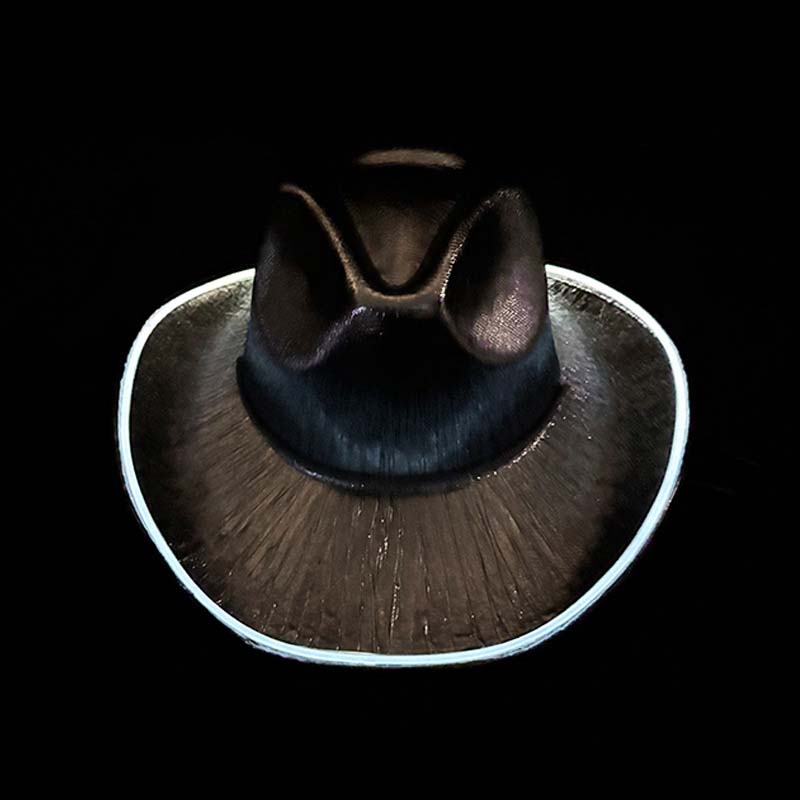 🌟 Kleurrijke, gloeiende cowboyhoed · Feestdecoratie 🌟
