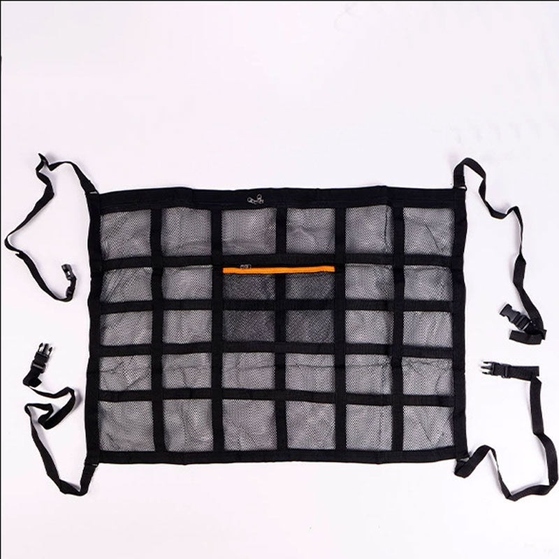Opknoping mesh opbergtas voor autodak