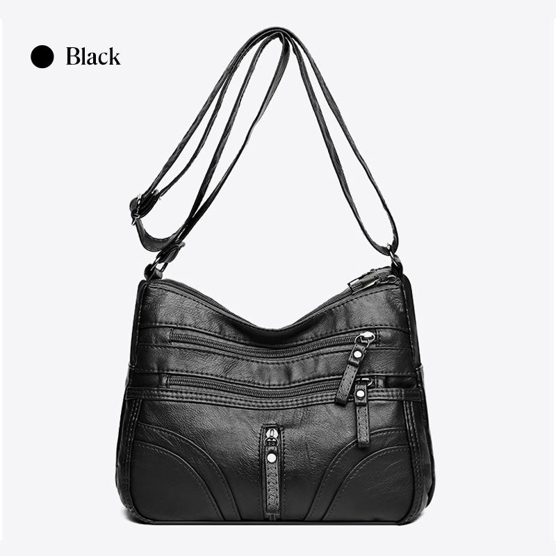 👜✨ Stijlvolle Crossbody Schoudertas met Grote Capaciteit