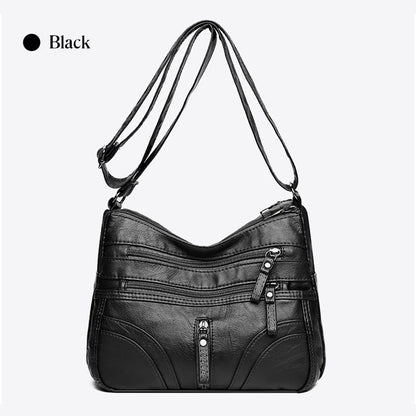 👜✨ Stijlvolle Crossbody Schoudertas met Grote Capaciteit