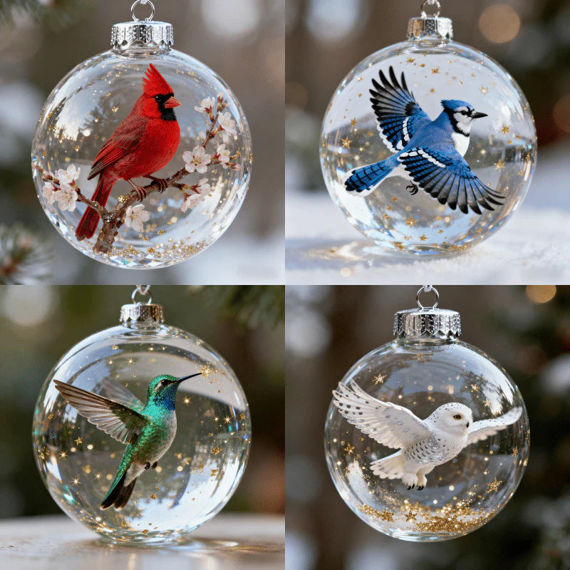 🔥🔥Laatste dag 49% korting - 2026 Wildlife Wonders CollectionTM Kristallen glasornament