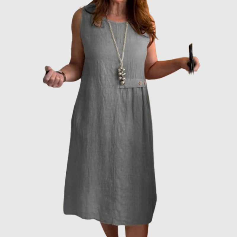 🌟Korting op nieuw product 49% KORTING🎁Jurk Met Knoopzakken