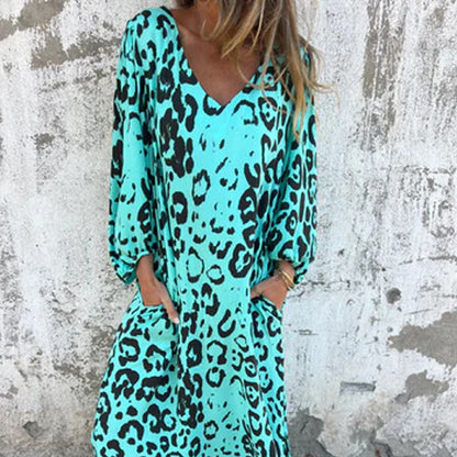 🥰Beperkte tijd aanbieding 48% KORTING🎁Luipaardprint jurk